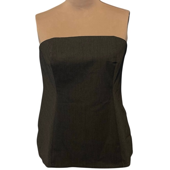 The‎ Drop Women's Woven Strapless Tunic in Heather Grey | NWT - Picture 3 of 14